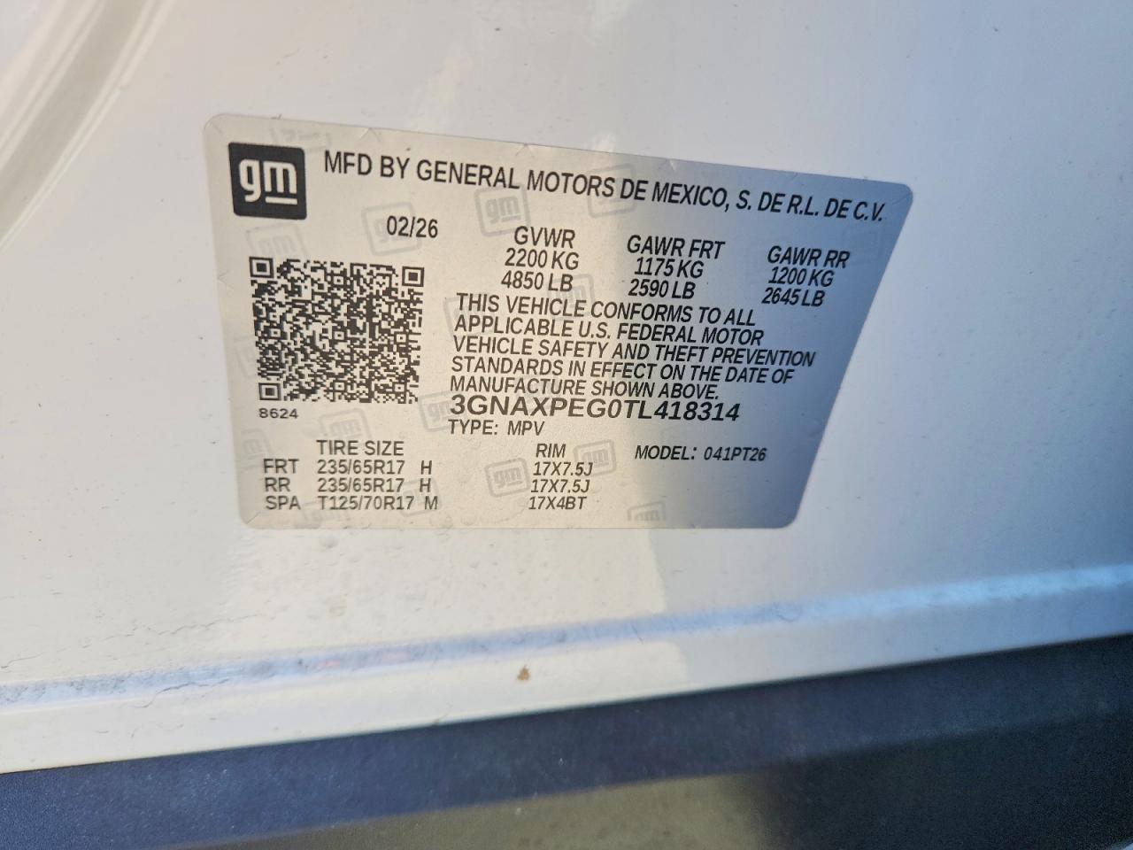 2026 CHEVROLET EQUINOX