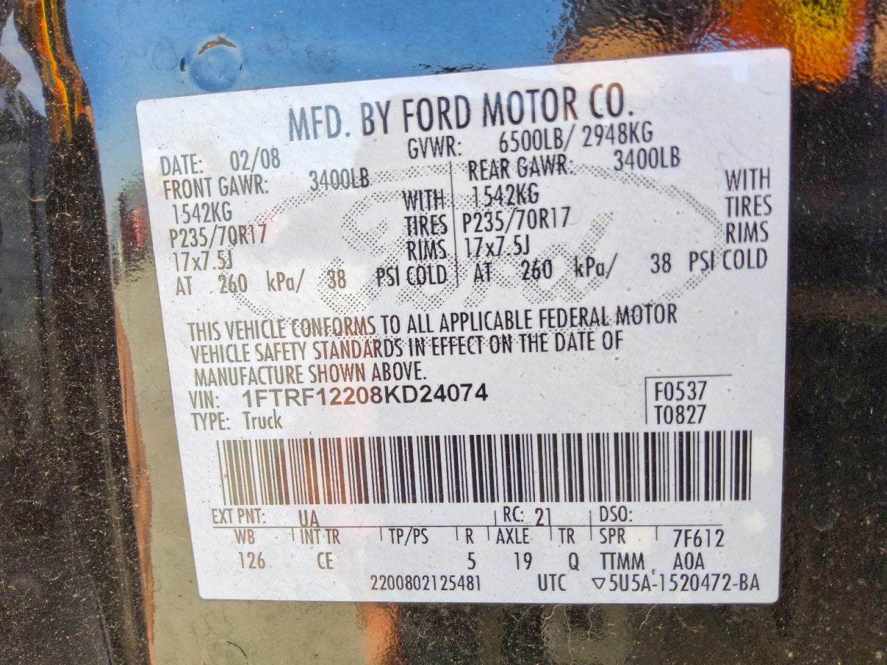 2008 FORD All Models