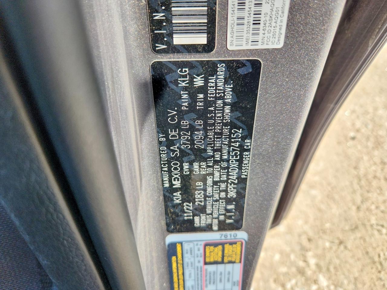 2023 KIA FORTE