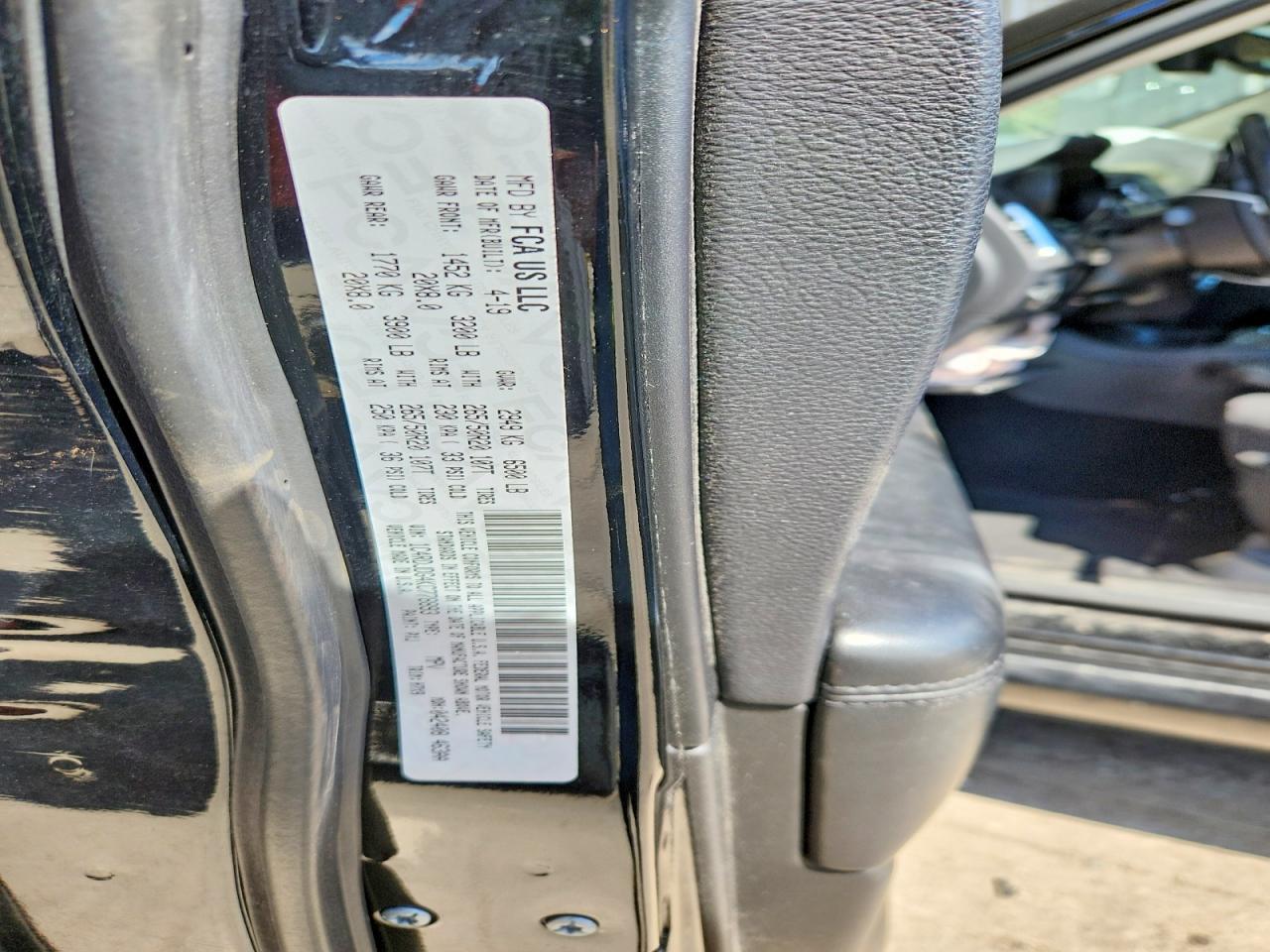 2019 DODGE DURANGO