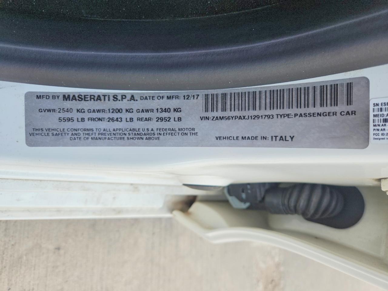 2018 MASERATI QUATTROPOR