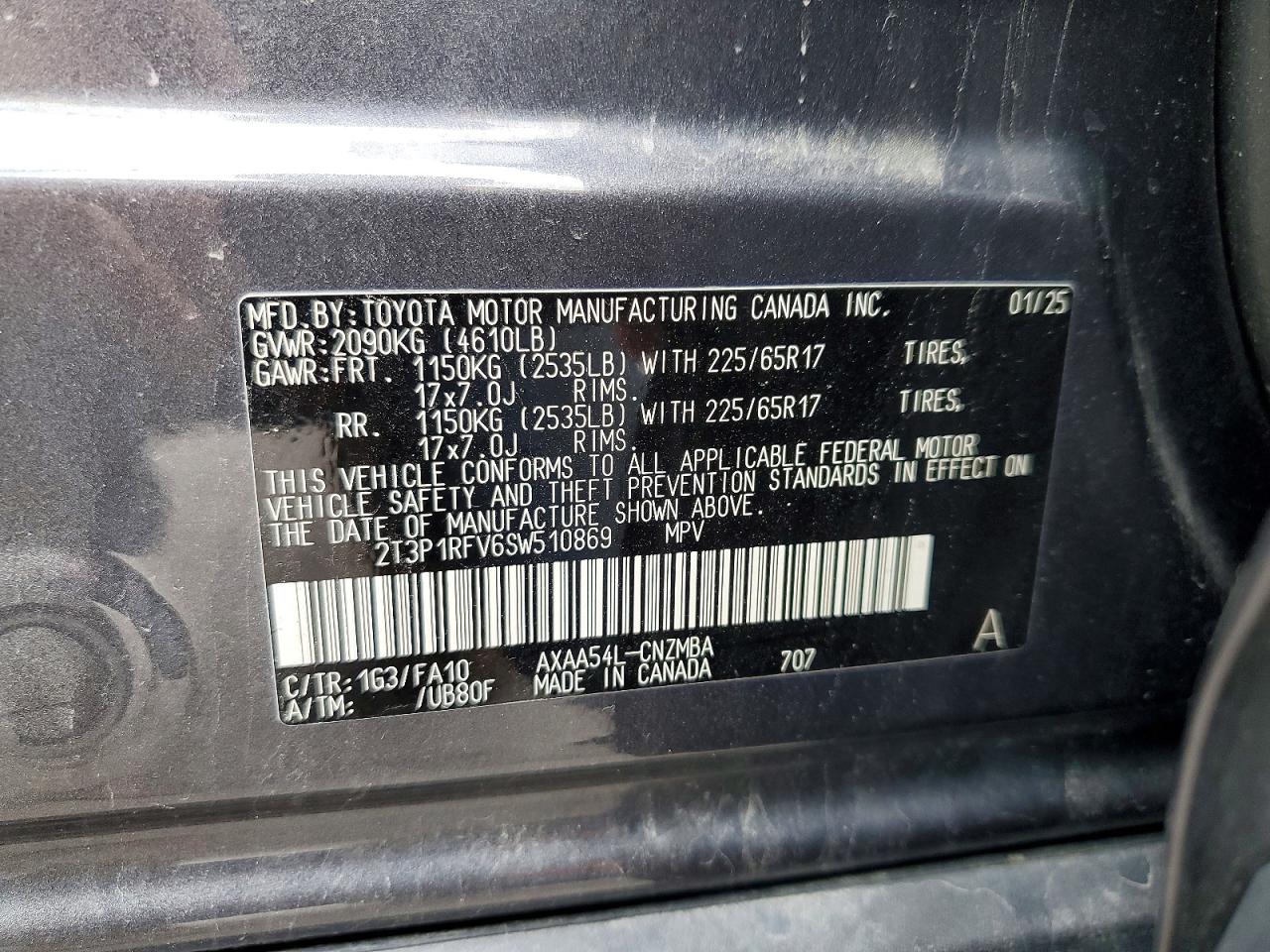 2025 TOYOTA RAV4