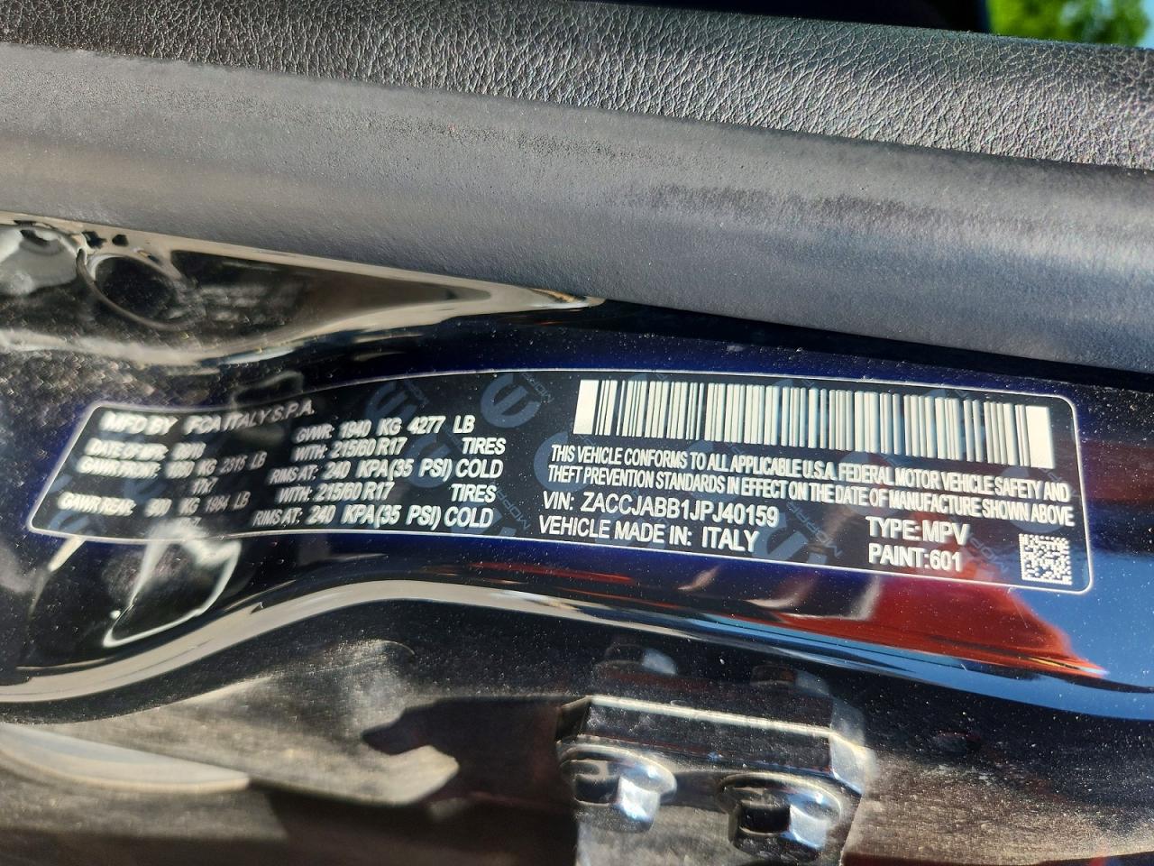 2018 JEEP RENEGADE