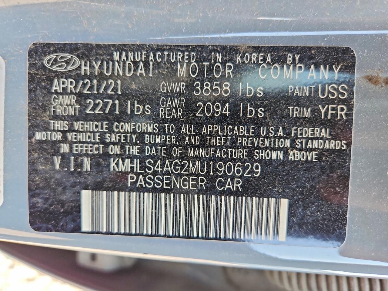 2021 HYUNDAI ELANTRA