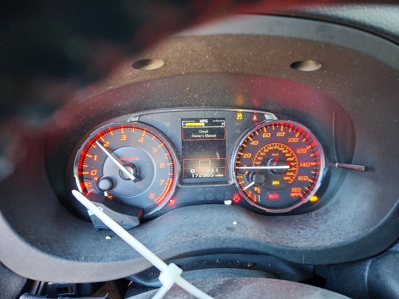 2016 SUBARU WRX