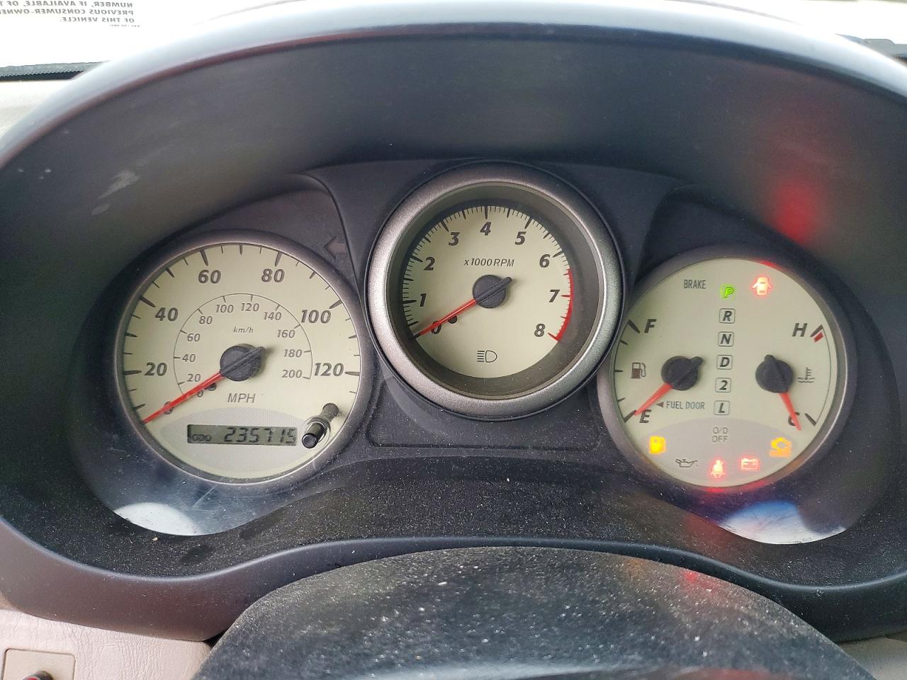 2001 TOYOTA RAV4