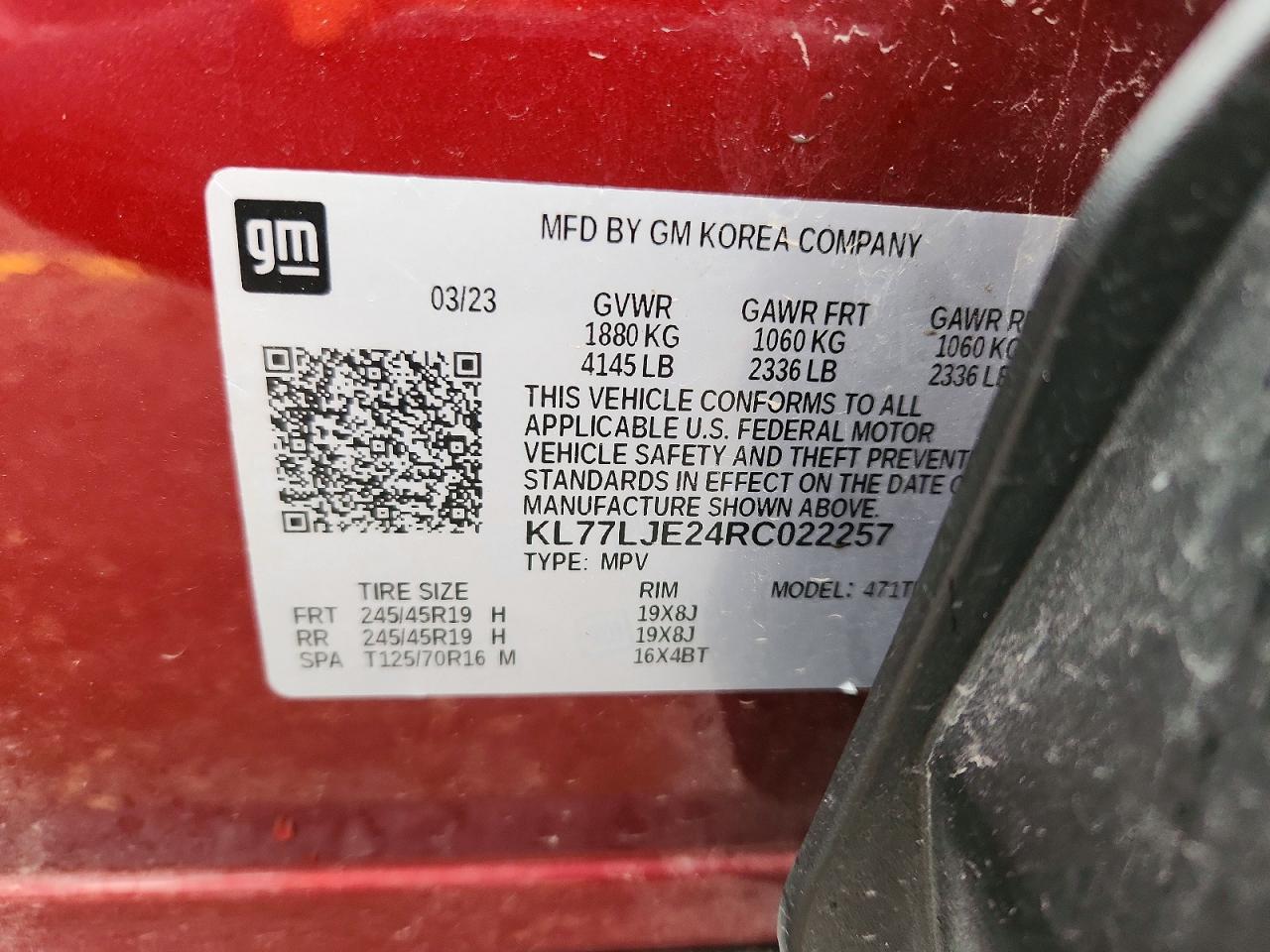 2024 CHEVROLET TRAX
