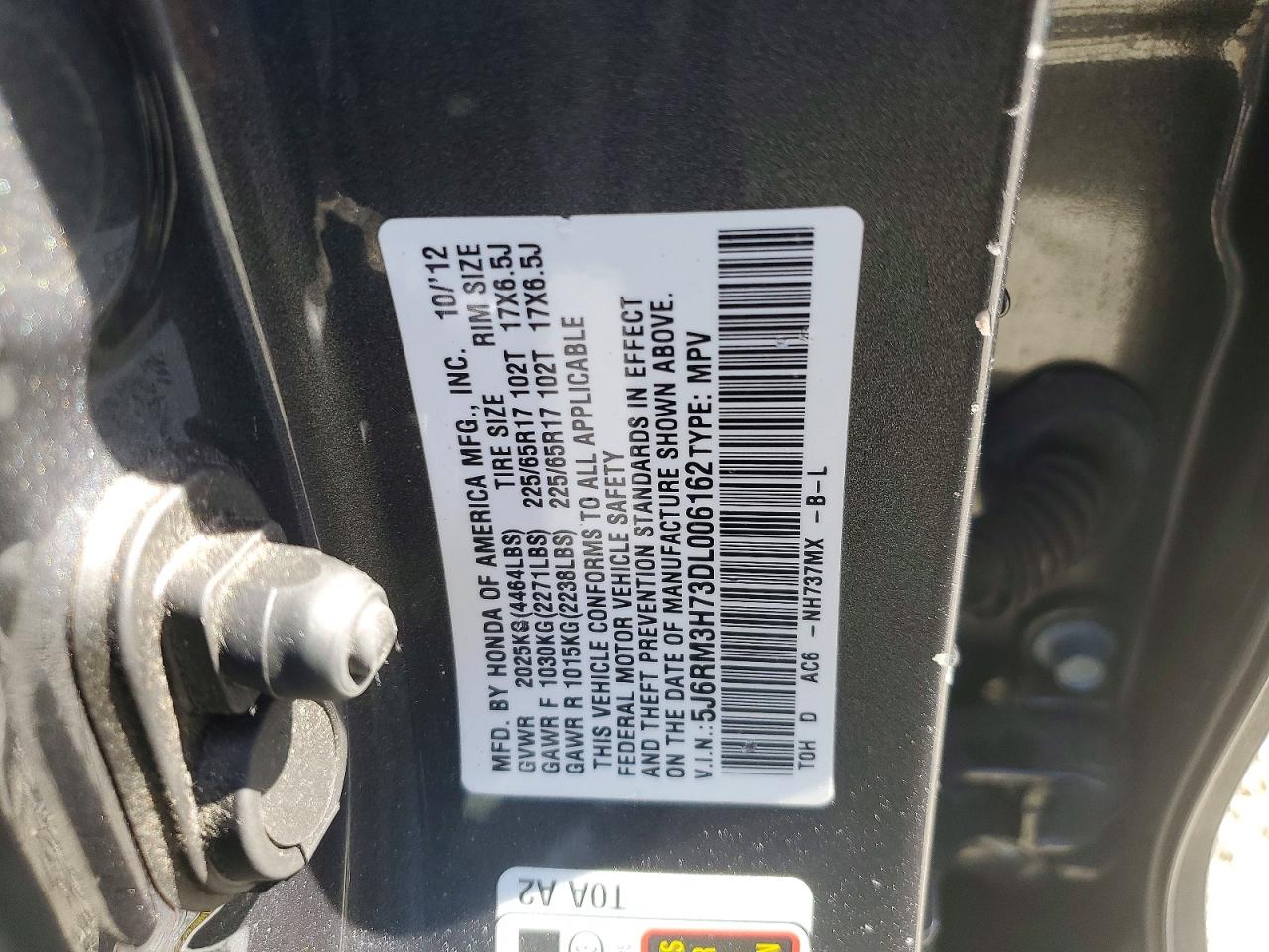 2013 HONDA CRV
