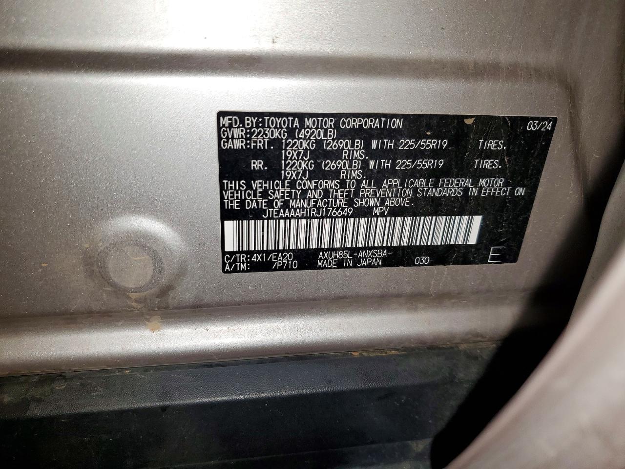 2024 TOYOTA VENZA