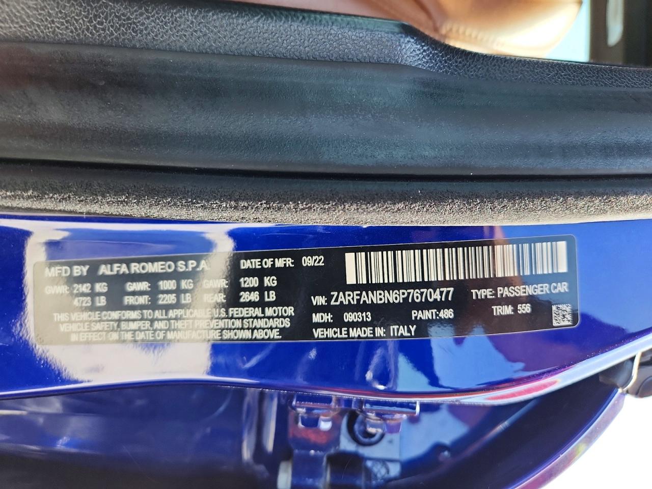 2023 ALFA ROMEO GIULIA
