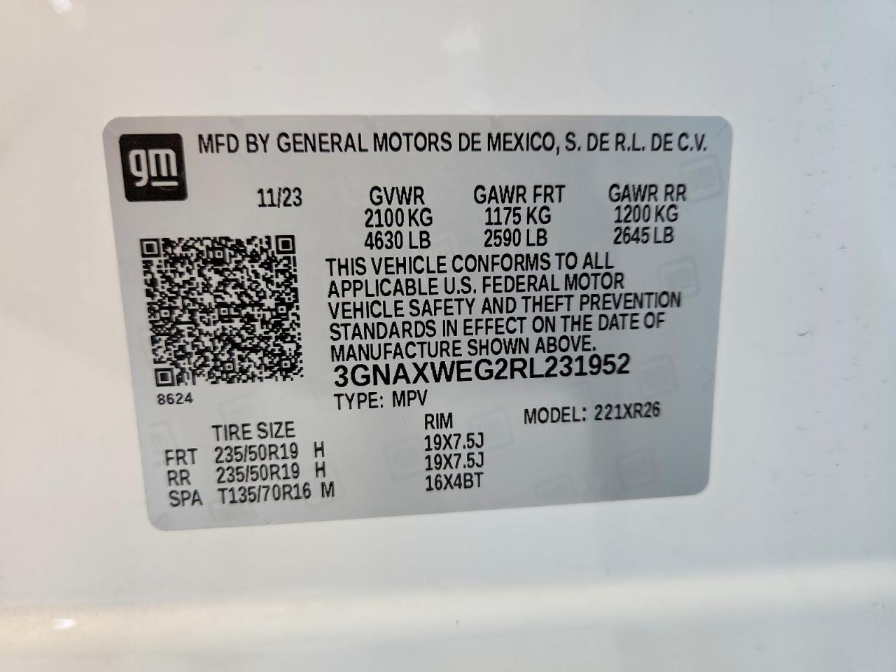 2024 CHEVROLET EQUINOX