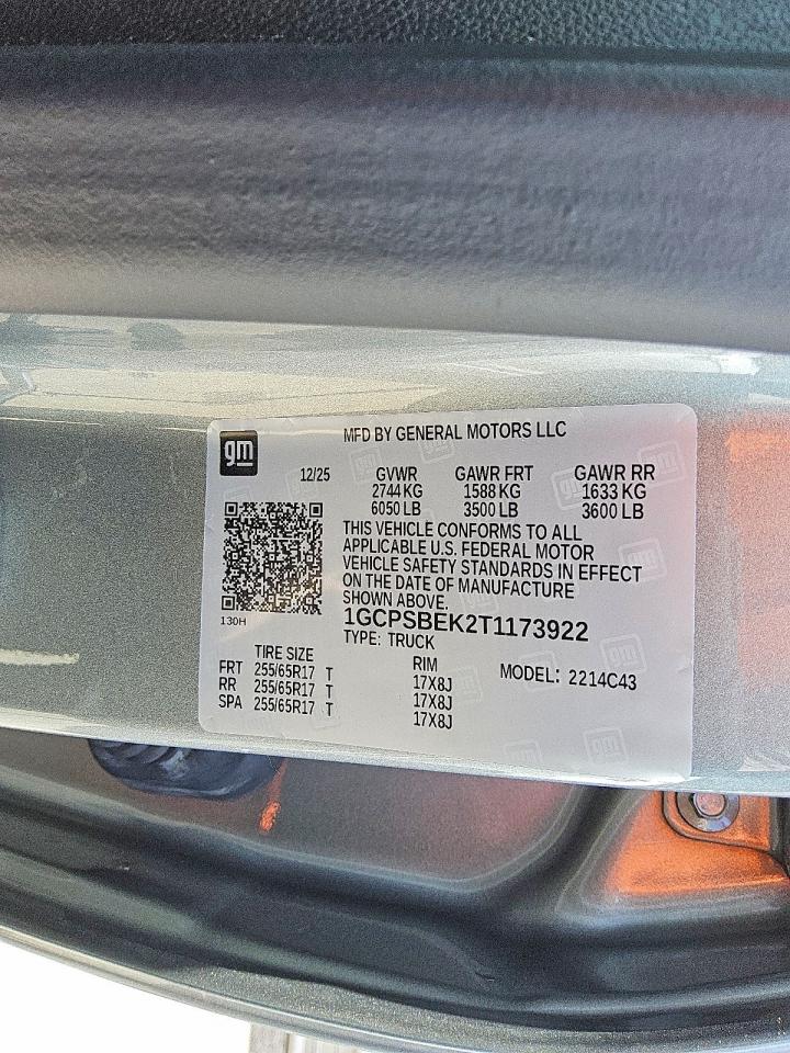 2026 CHEVROLET COLORADO
