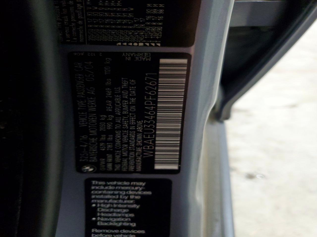 2004 BMW 3 SERIES