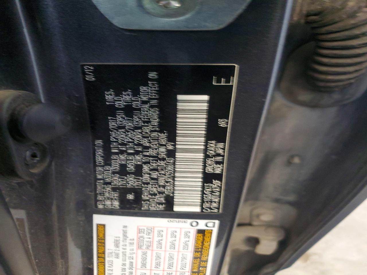 2012 TOYOTA 4RUNNER
