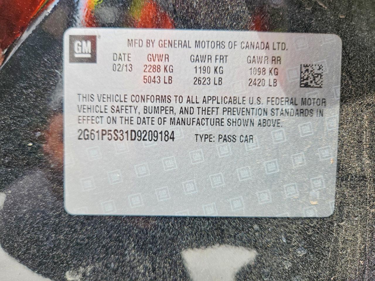 2013 CADILLAC XTS