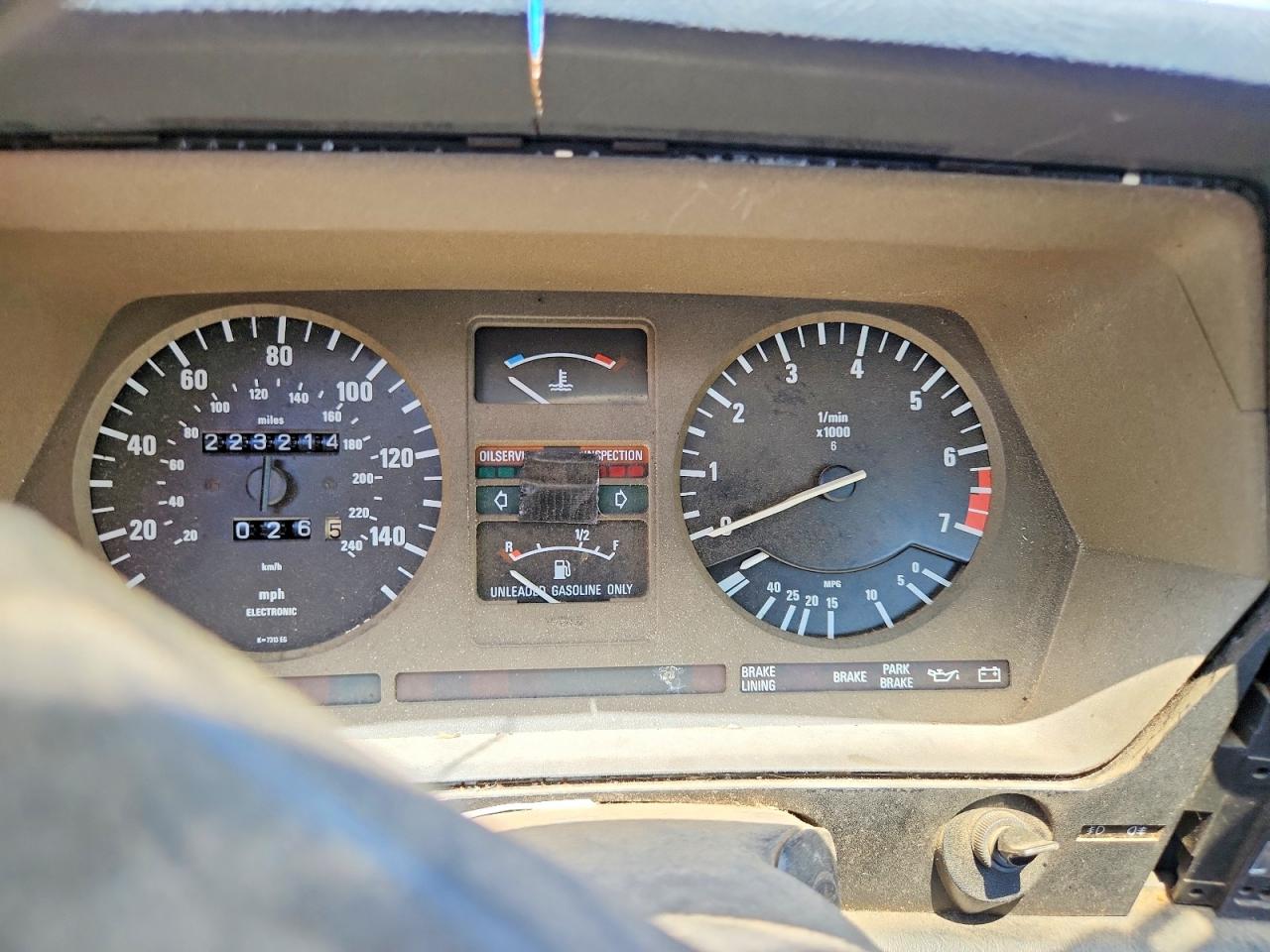 1984 BMW 6 SERIES