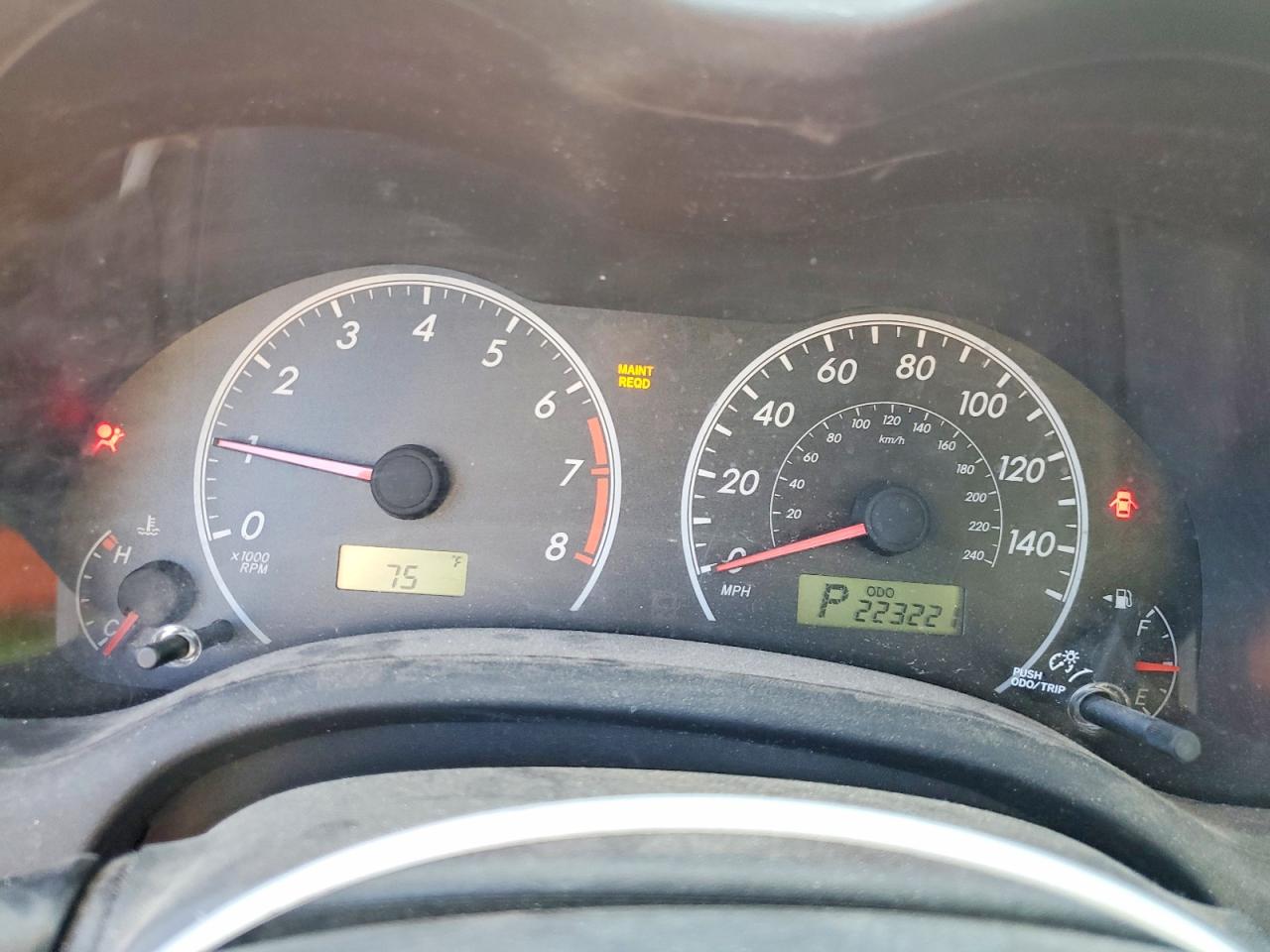 2012 TOYOTA COROLLA