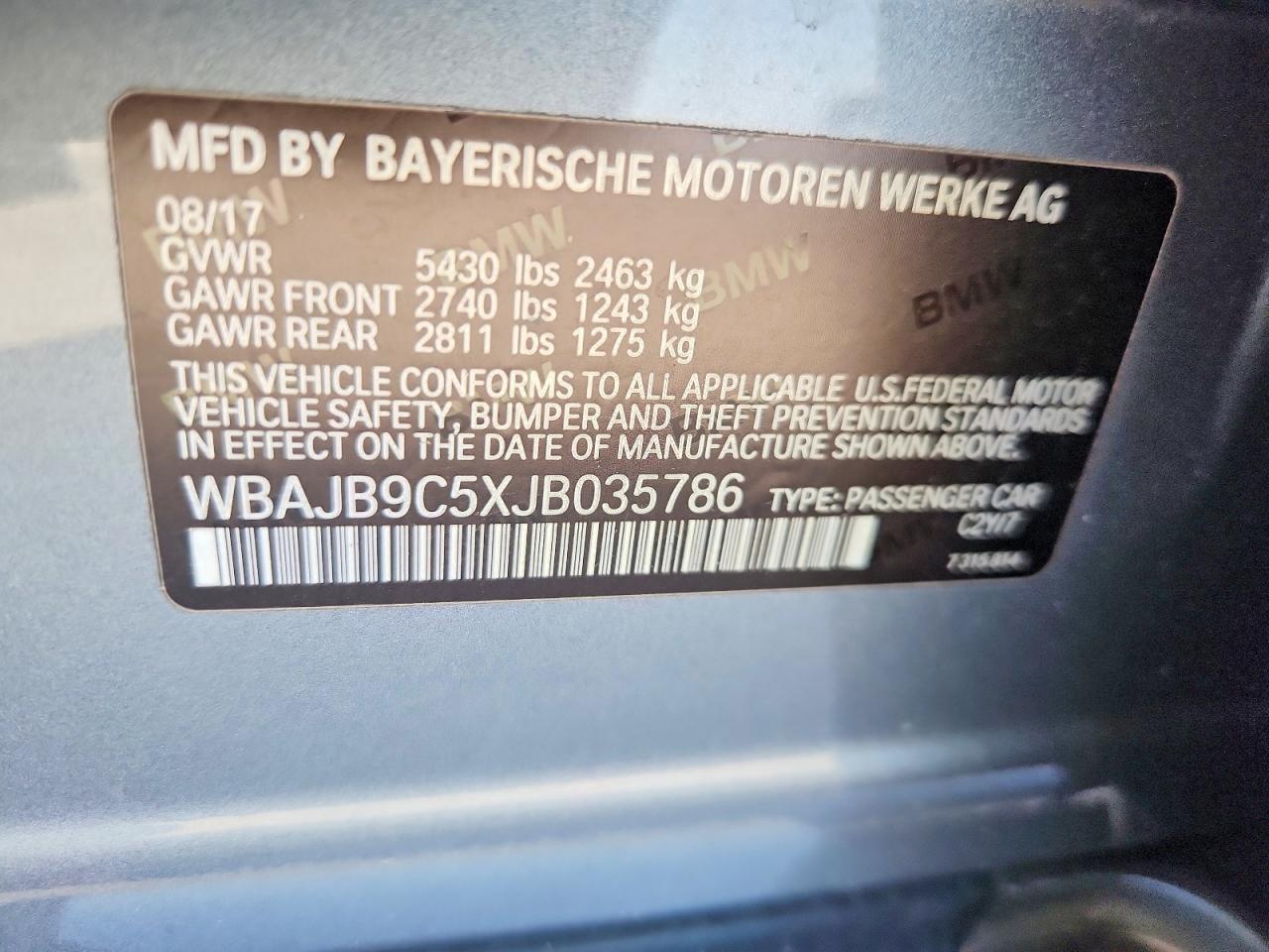 2018 BMW M5