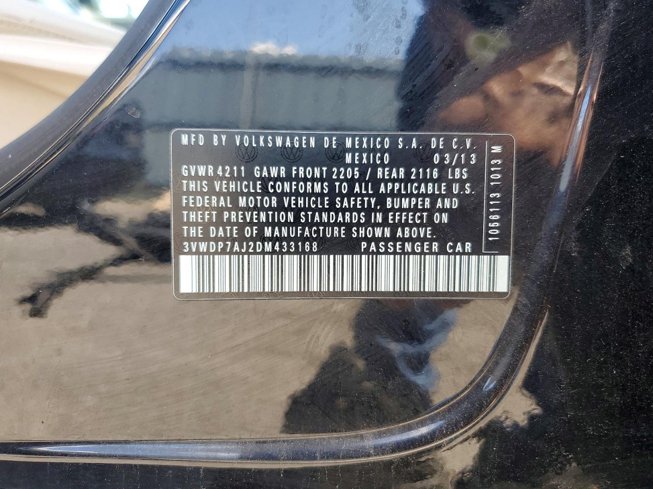 2013 VOLKSWAGEN JETTA