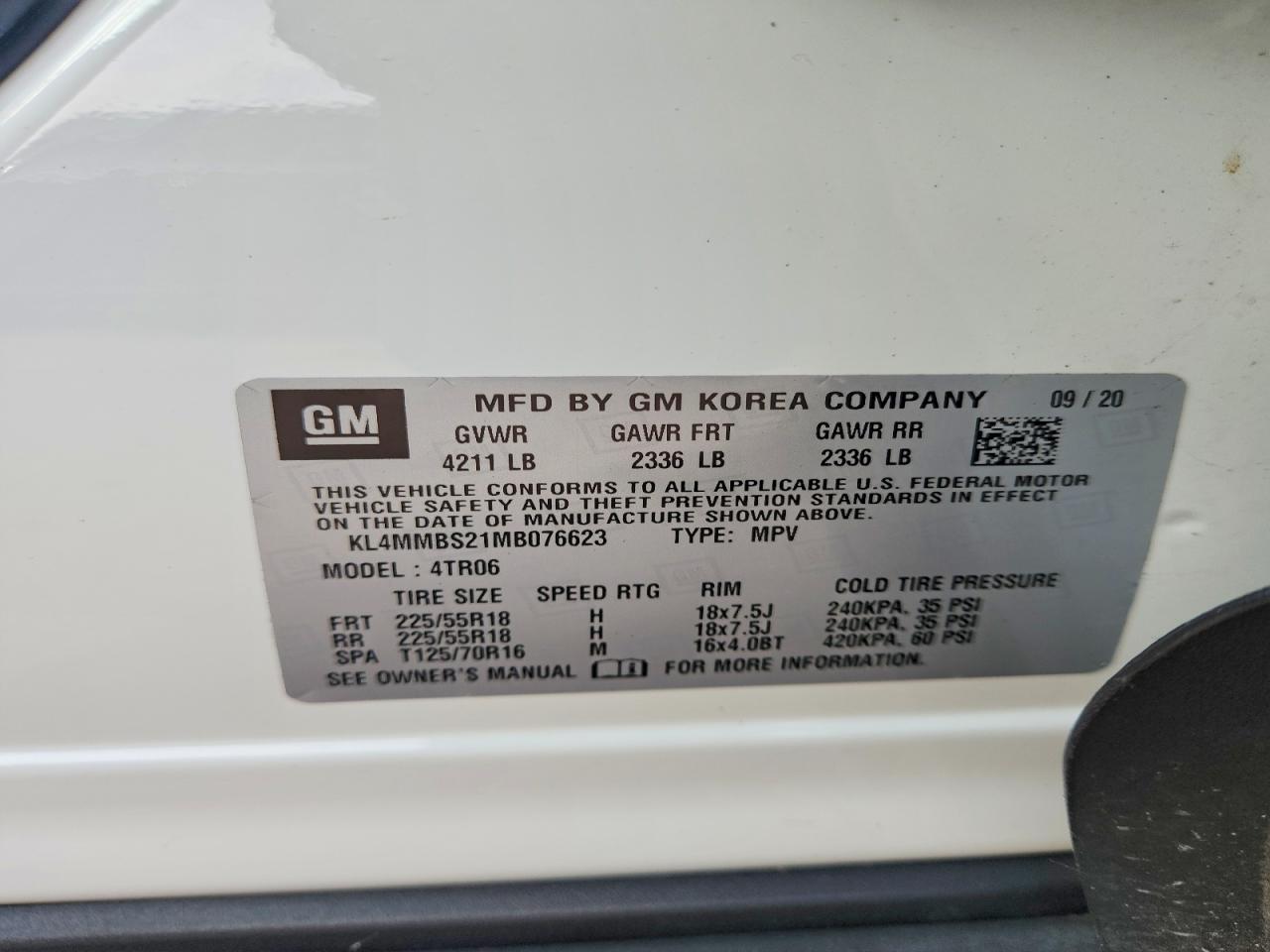 2021 BUICK ENCORE