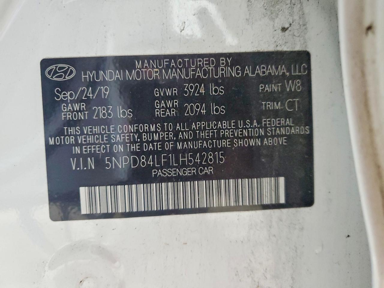 2020 HYUNDAI ELANTRA