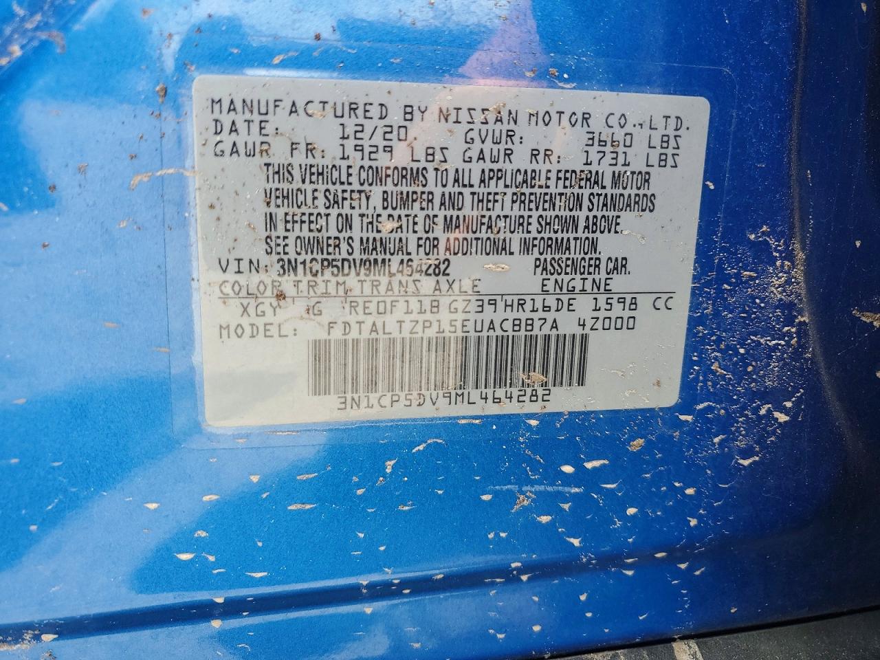 2021 NISSAN KICKS