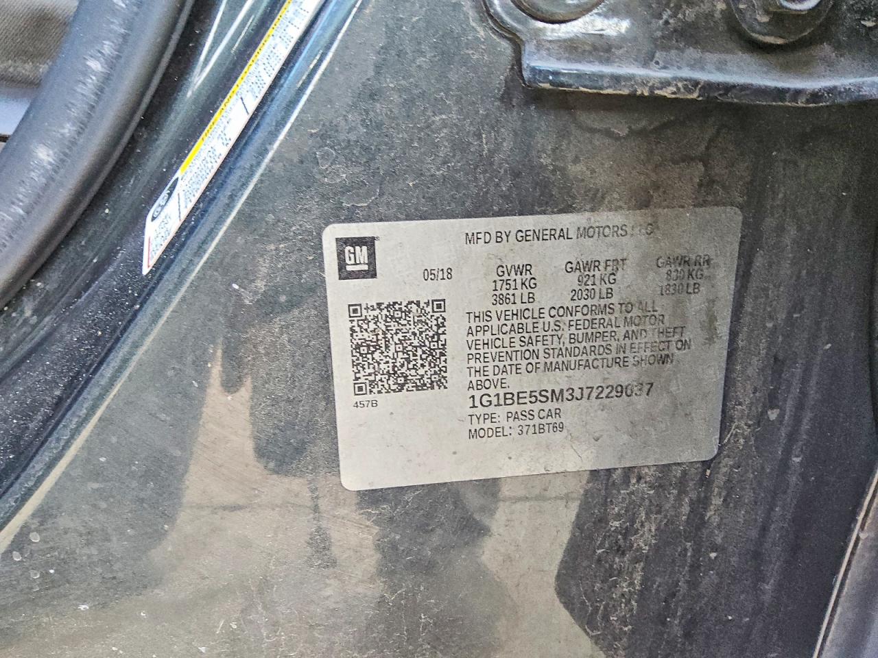 2018 CHEVROLET CRUZE