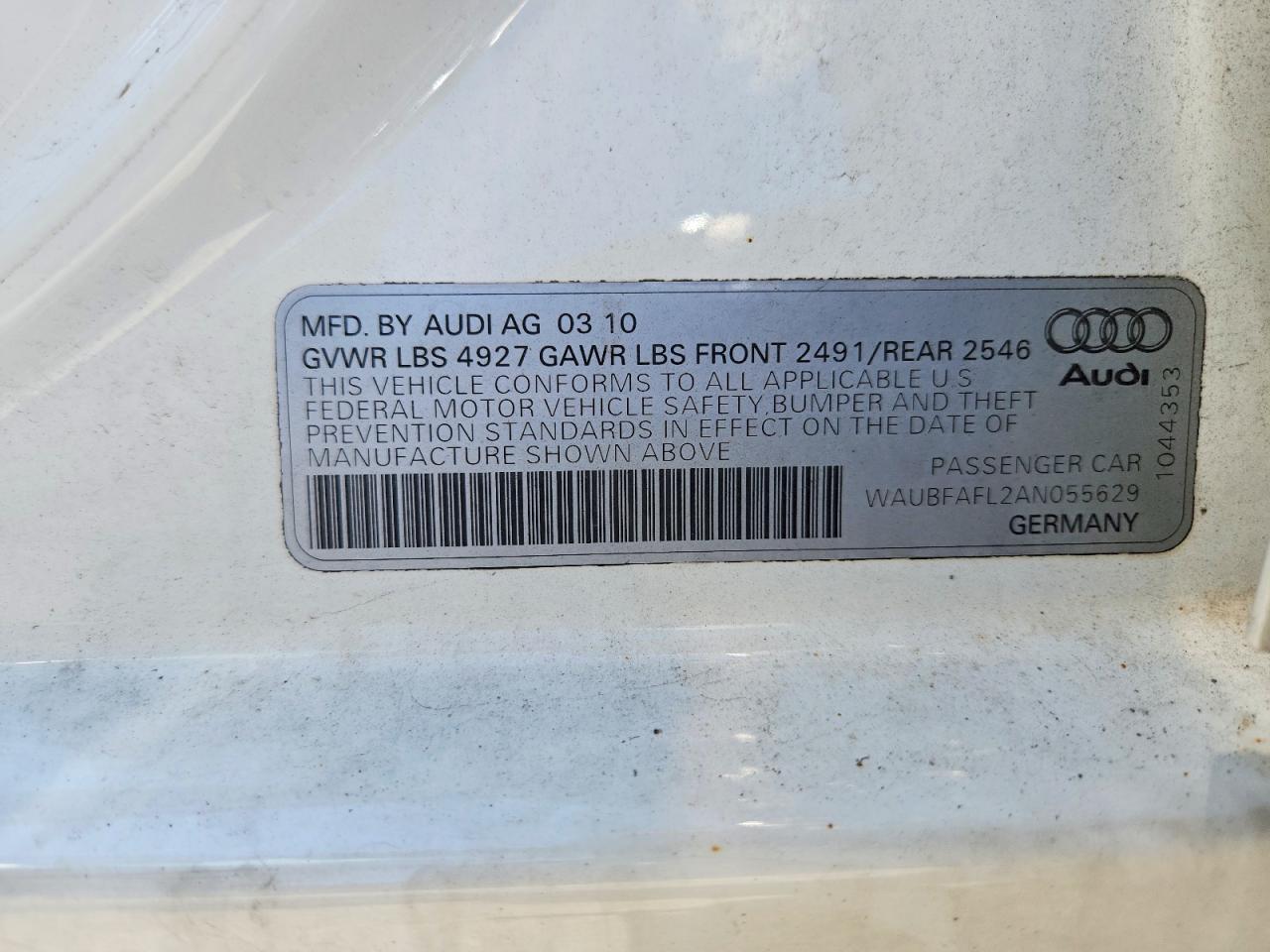 2010 AUDI A4
