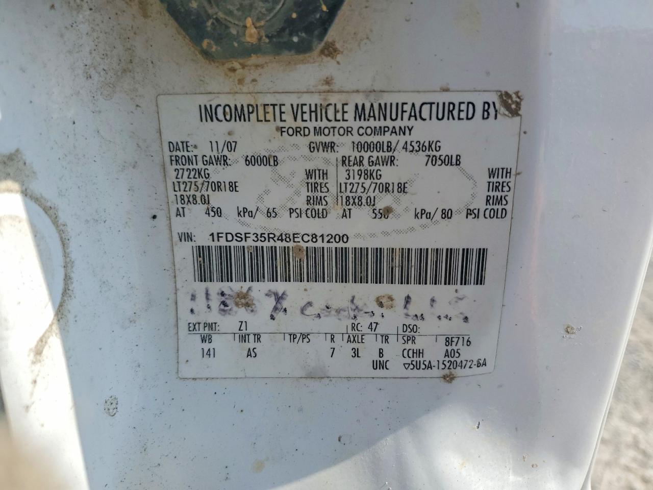 2008 FORD F350