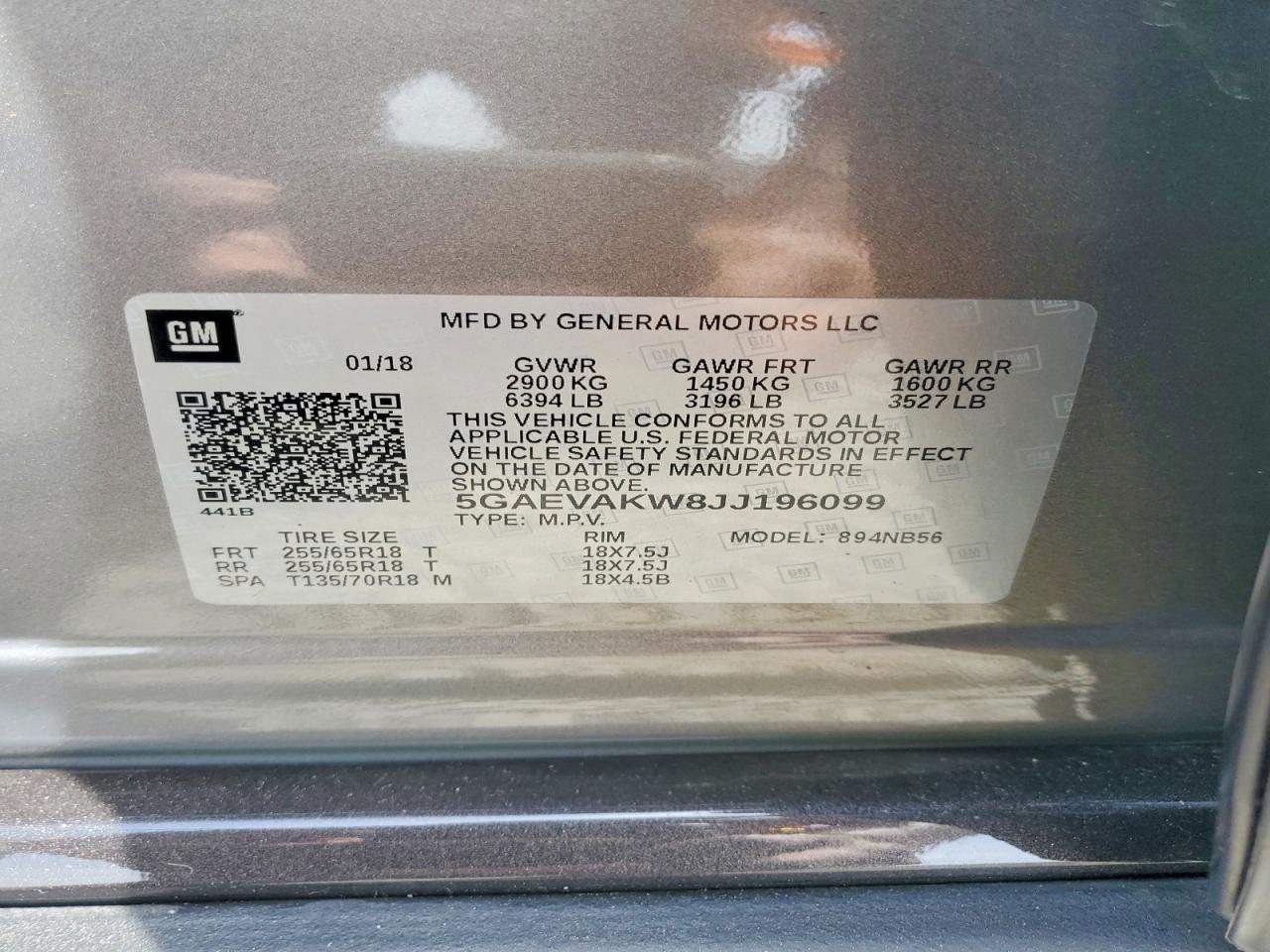2018 BUICK ENCLAVE