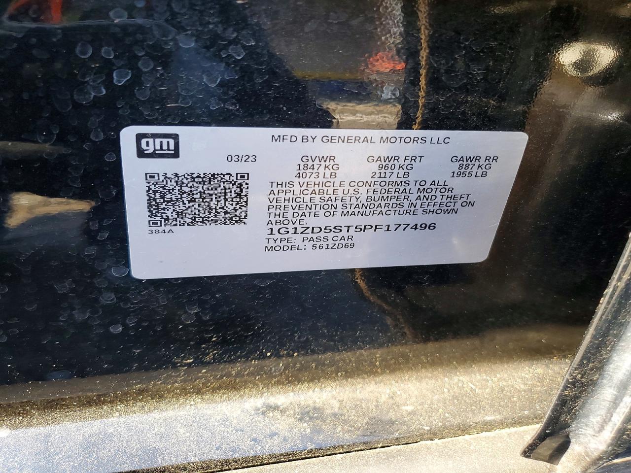 2023 CHEVROLET MALIBU