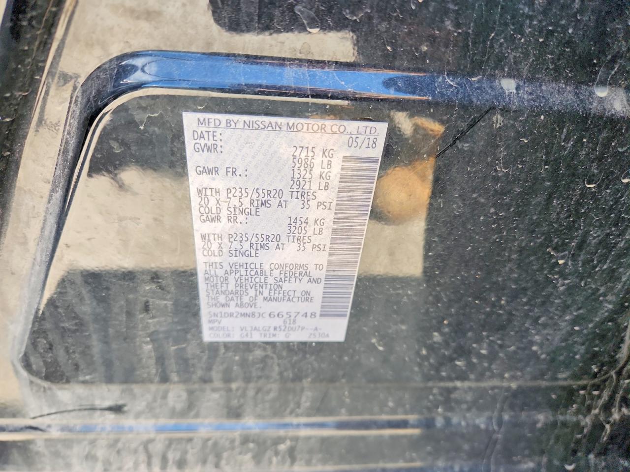 2018 NISSAN PATHFINDER