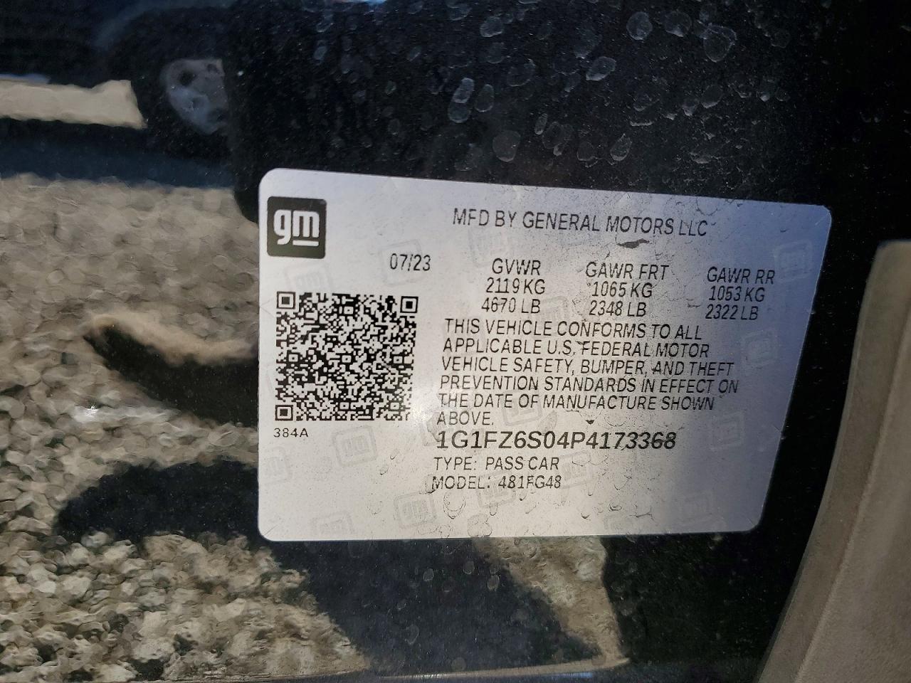 2023 CHEVROLET BOLT
