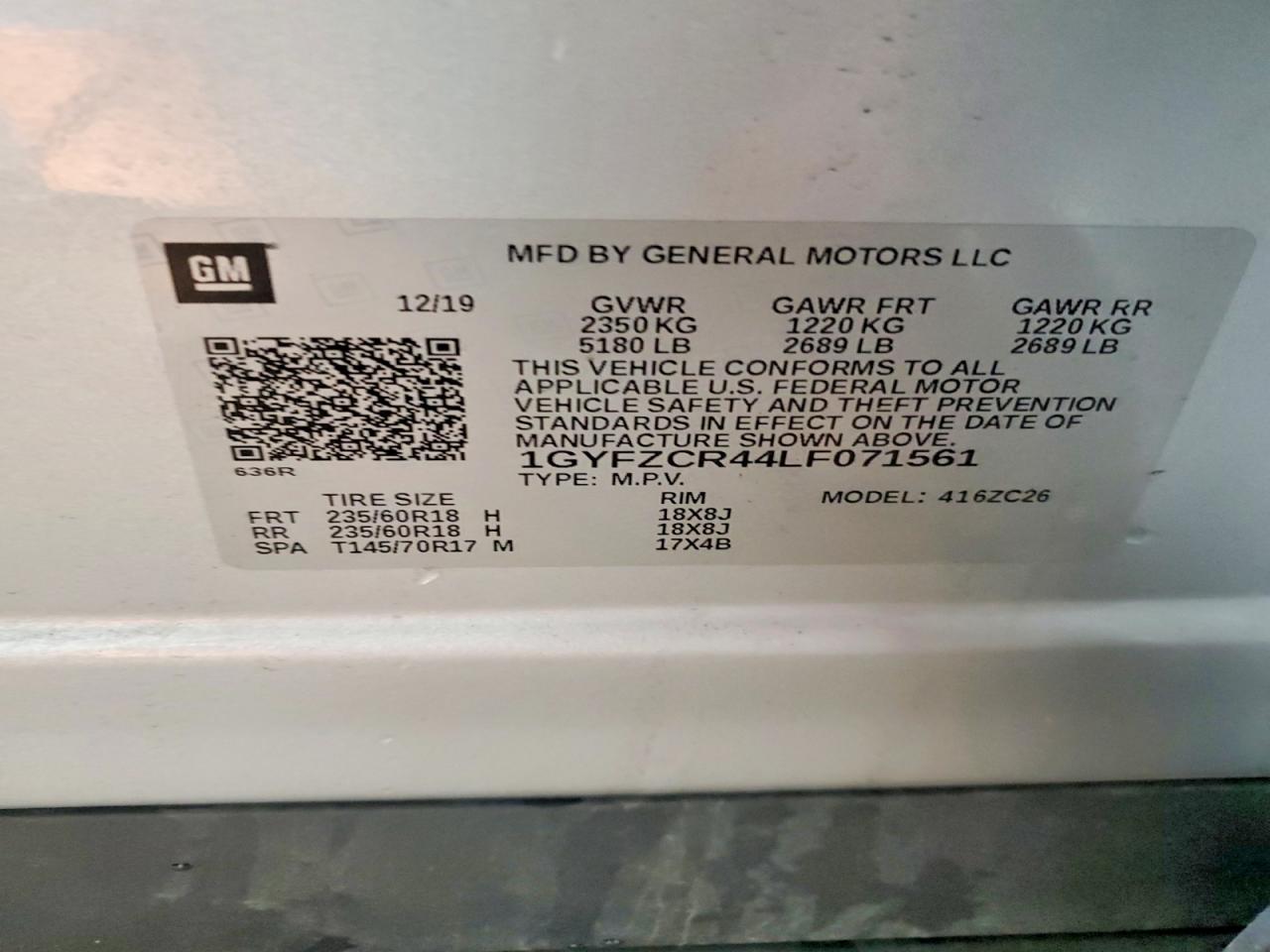 2020 CADILLAC XT4