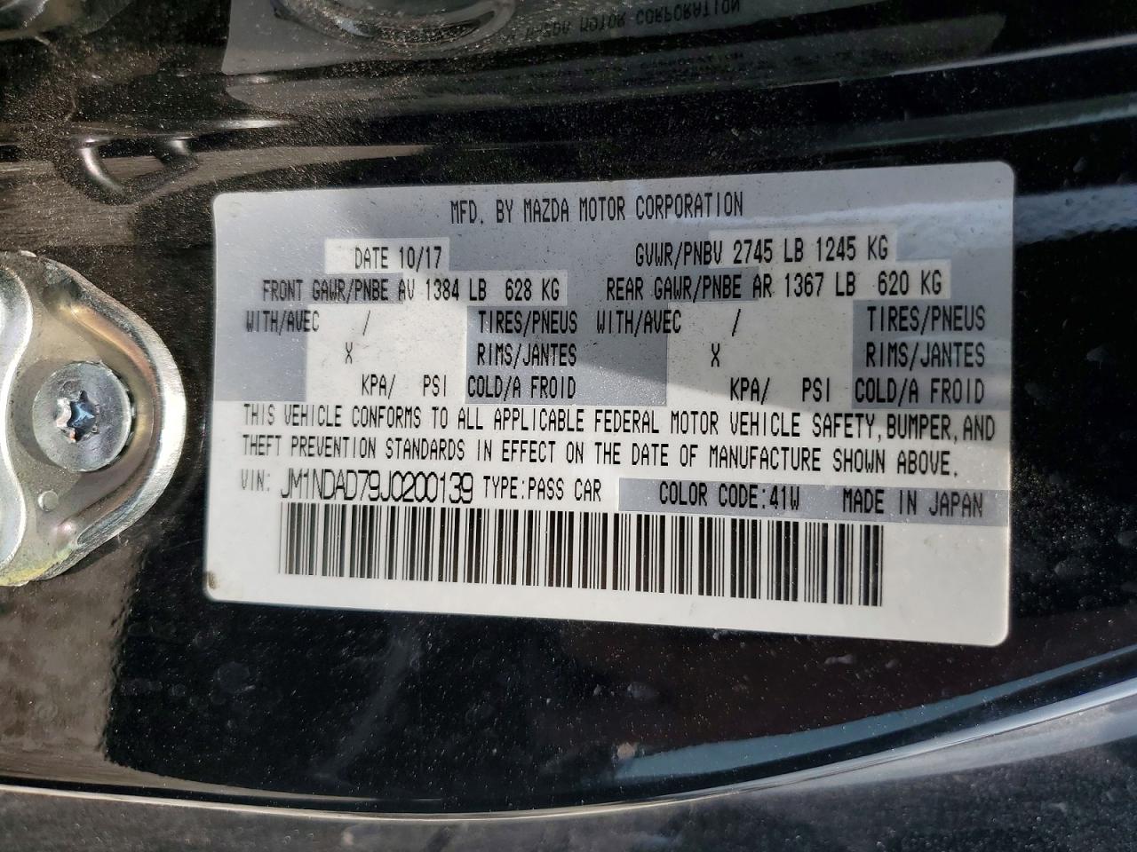 2018 MAZDA MX5