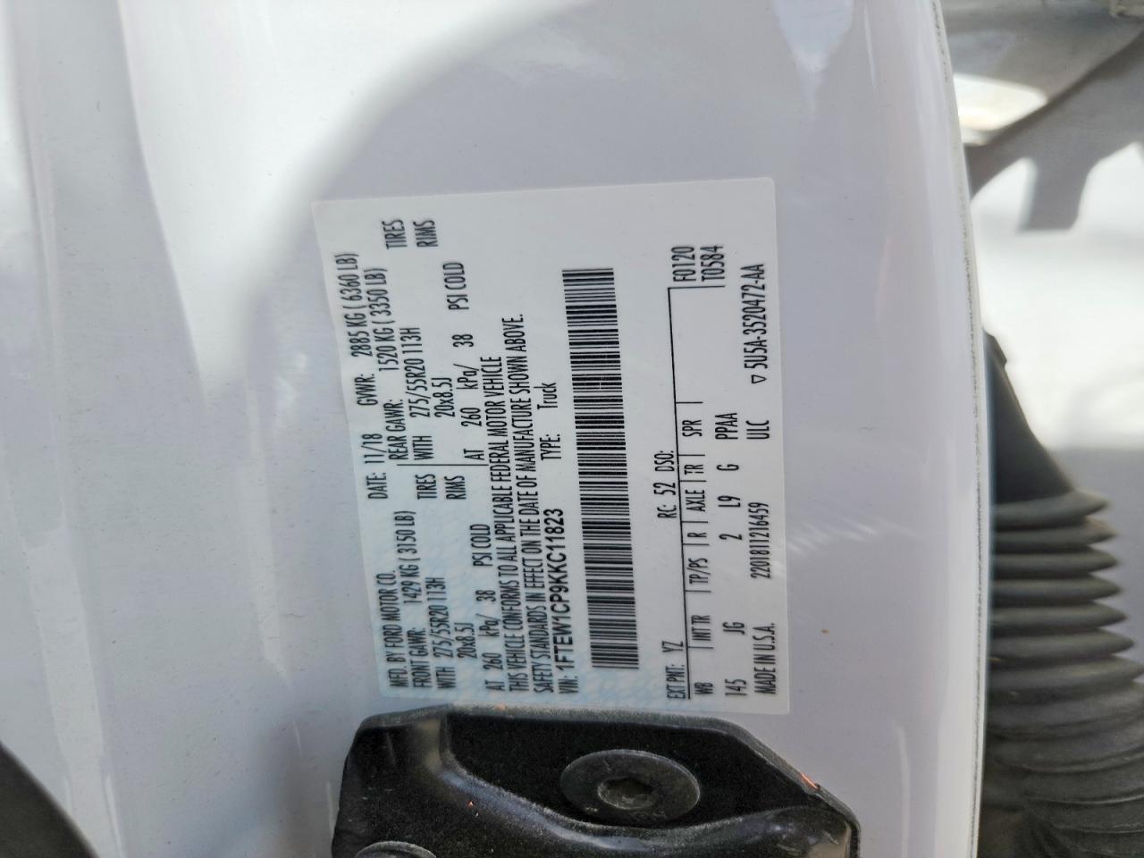 2019 FORD F150