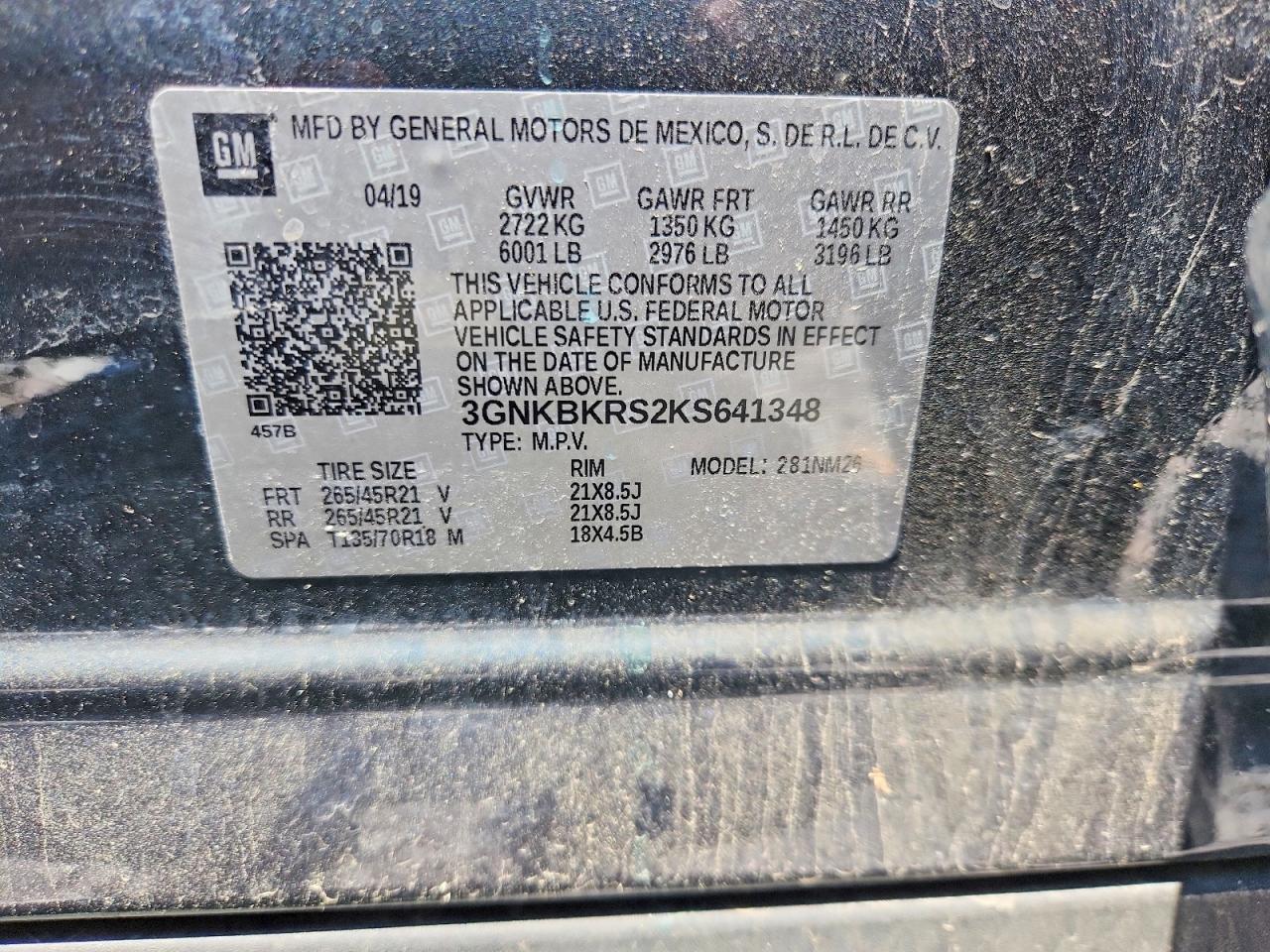 2019 CHEVROLET BLAZER