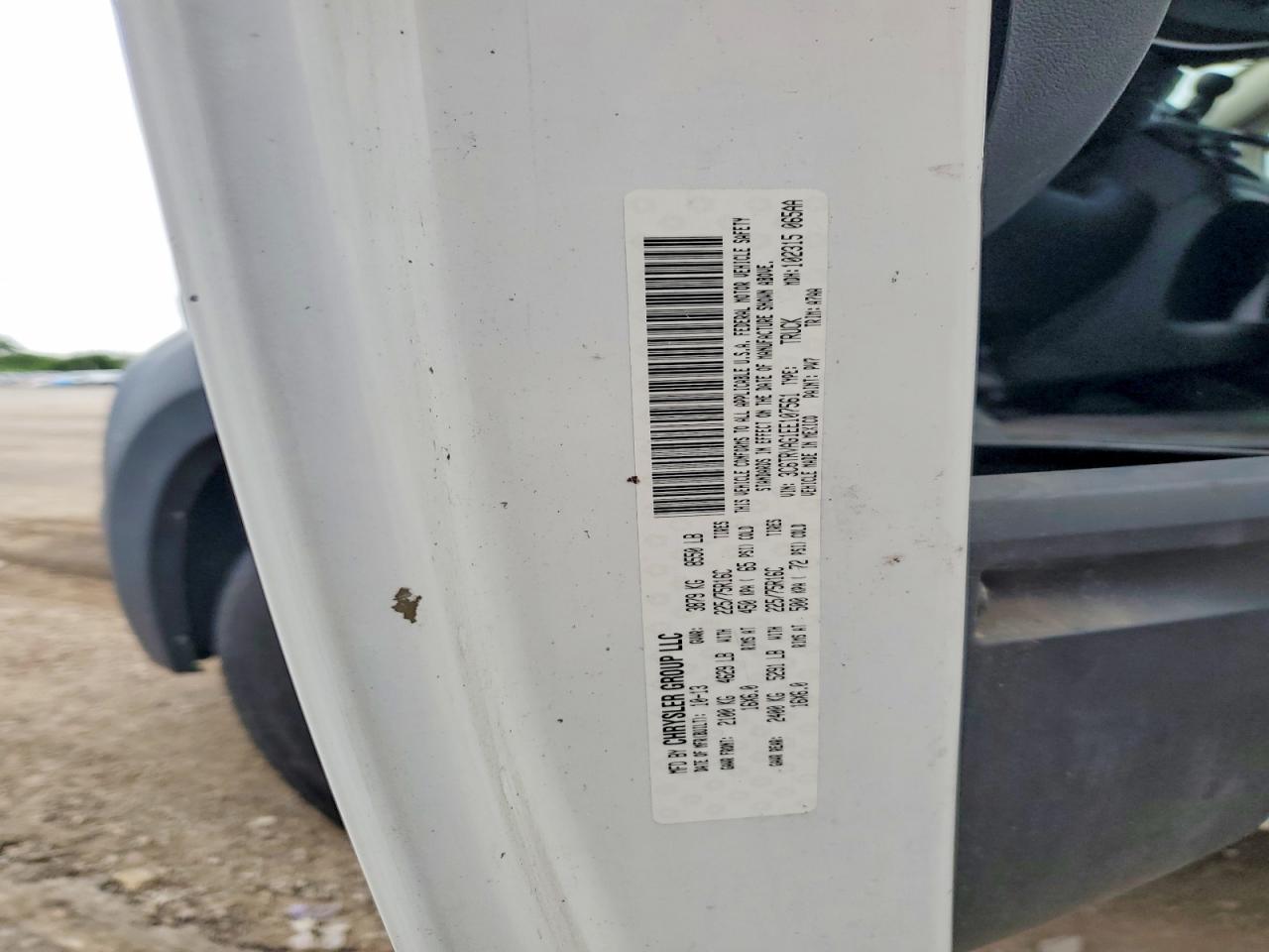 2014 RAM PROMASTER