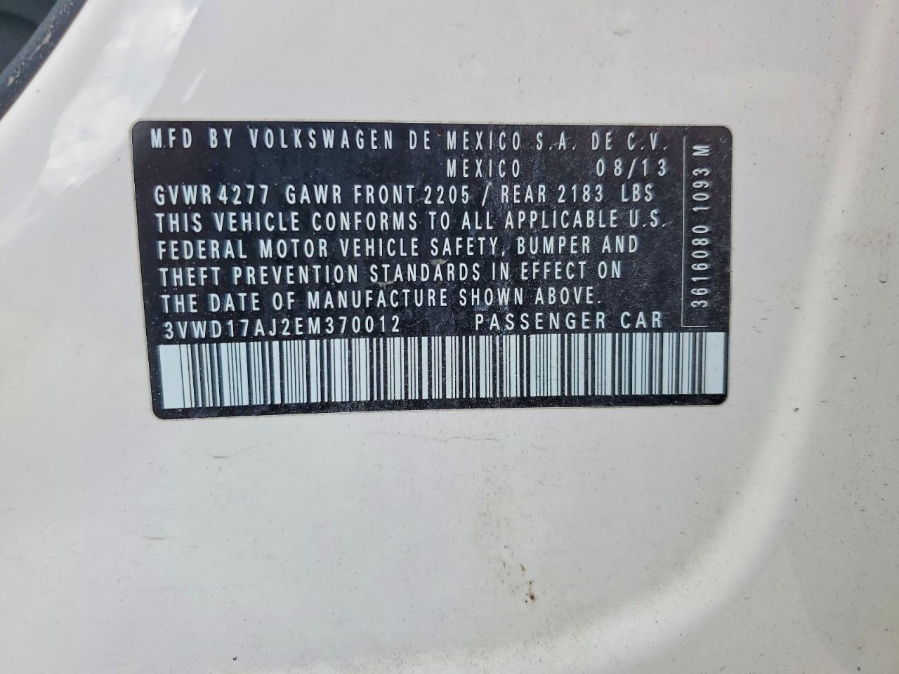 2014 VOLKSWAGEN JETTA