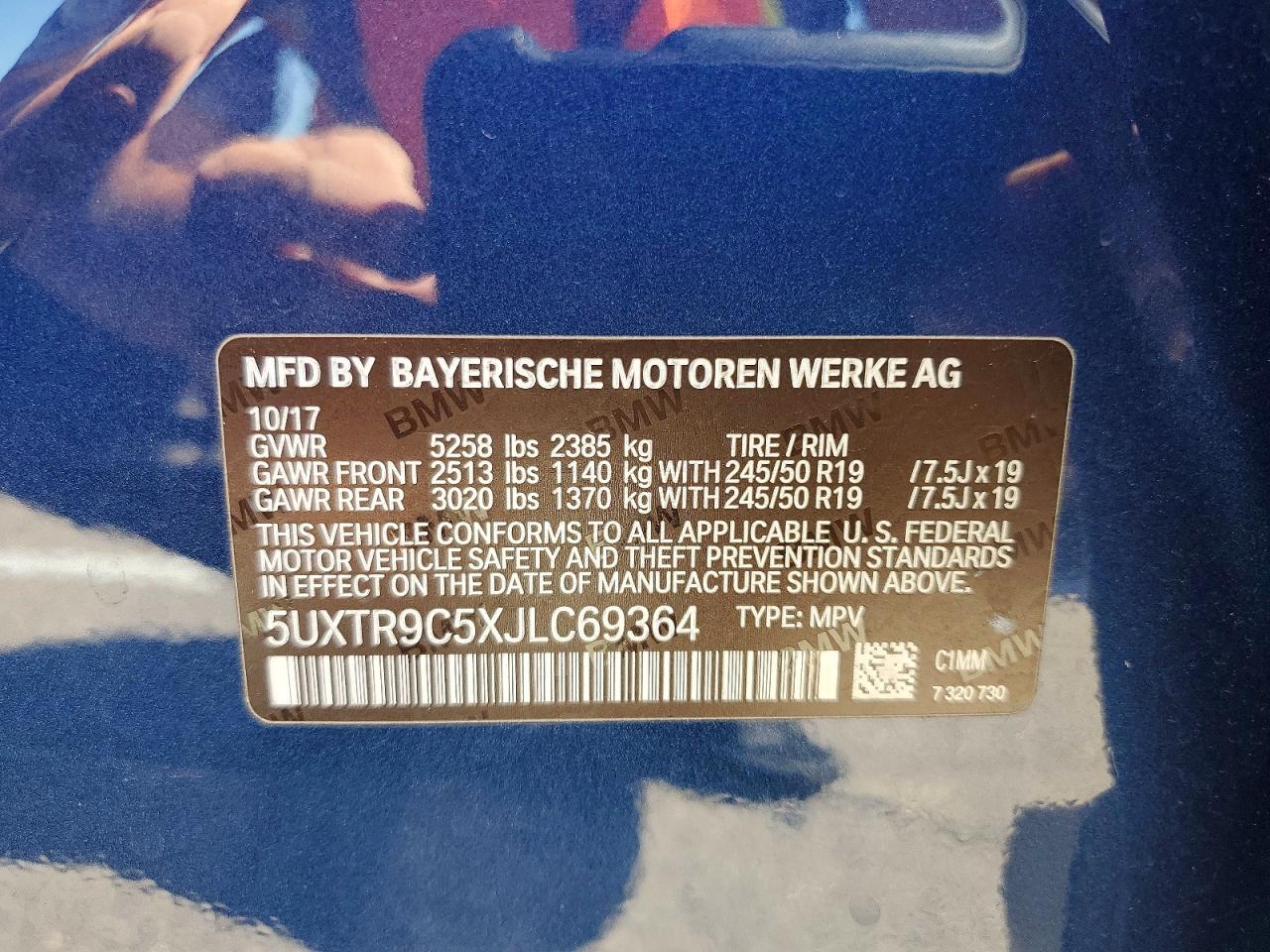 2018 BMW X3