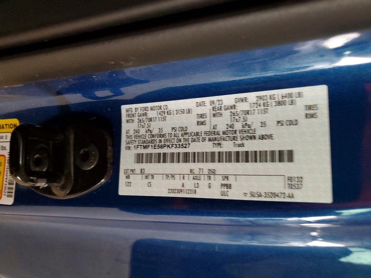 2023 FORD F150