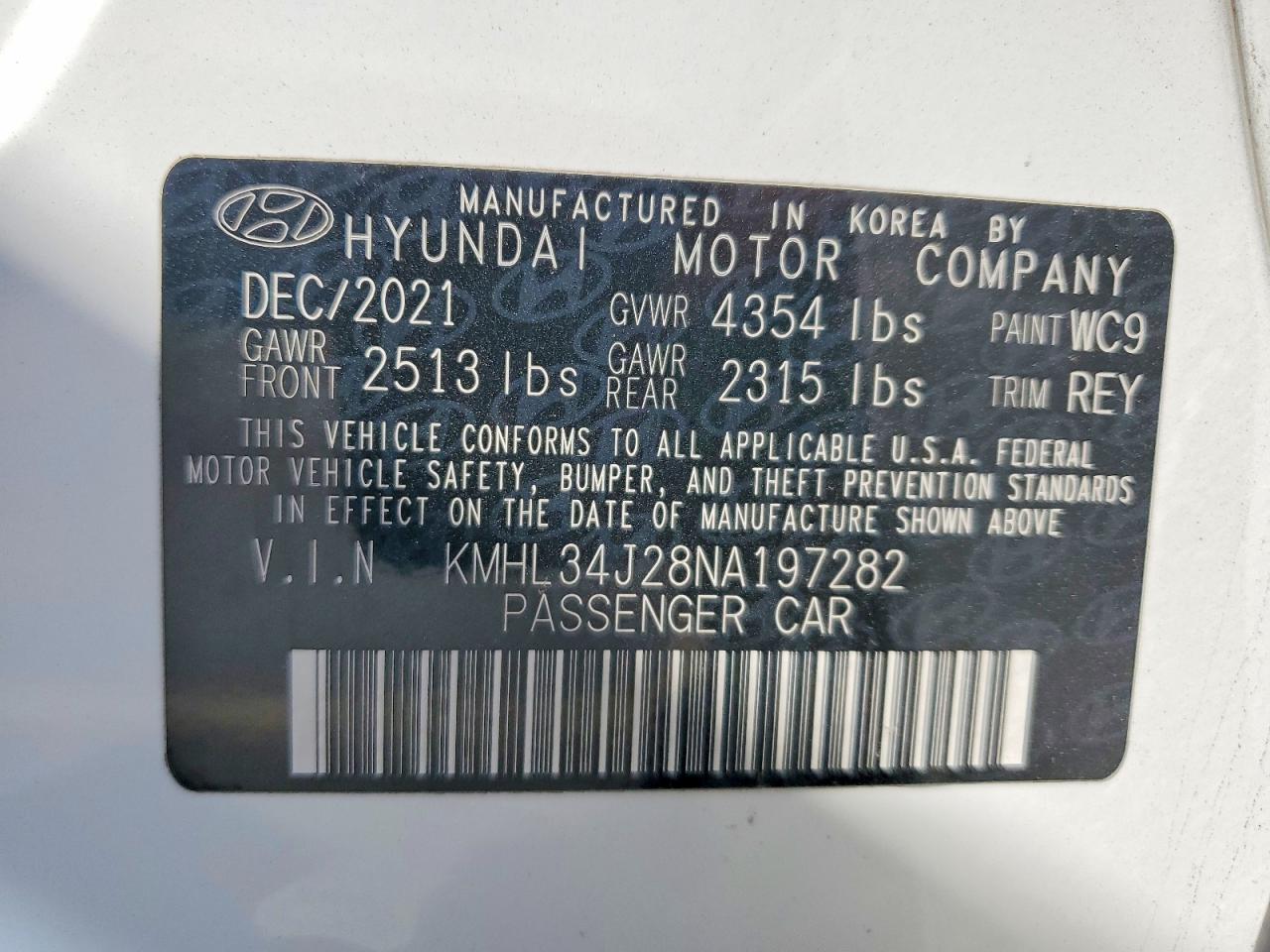 2022 HYUNDAI SONATA