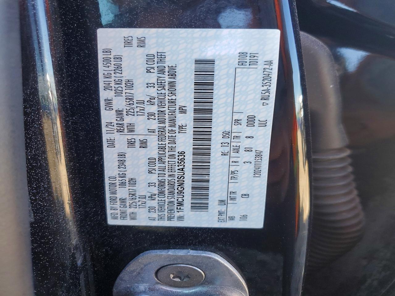 2025 FORD ESCAPE