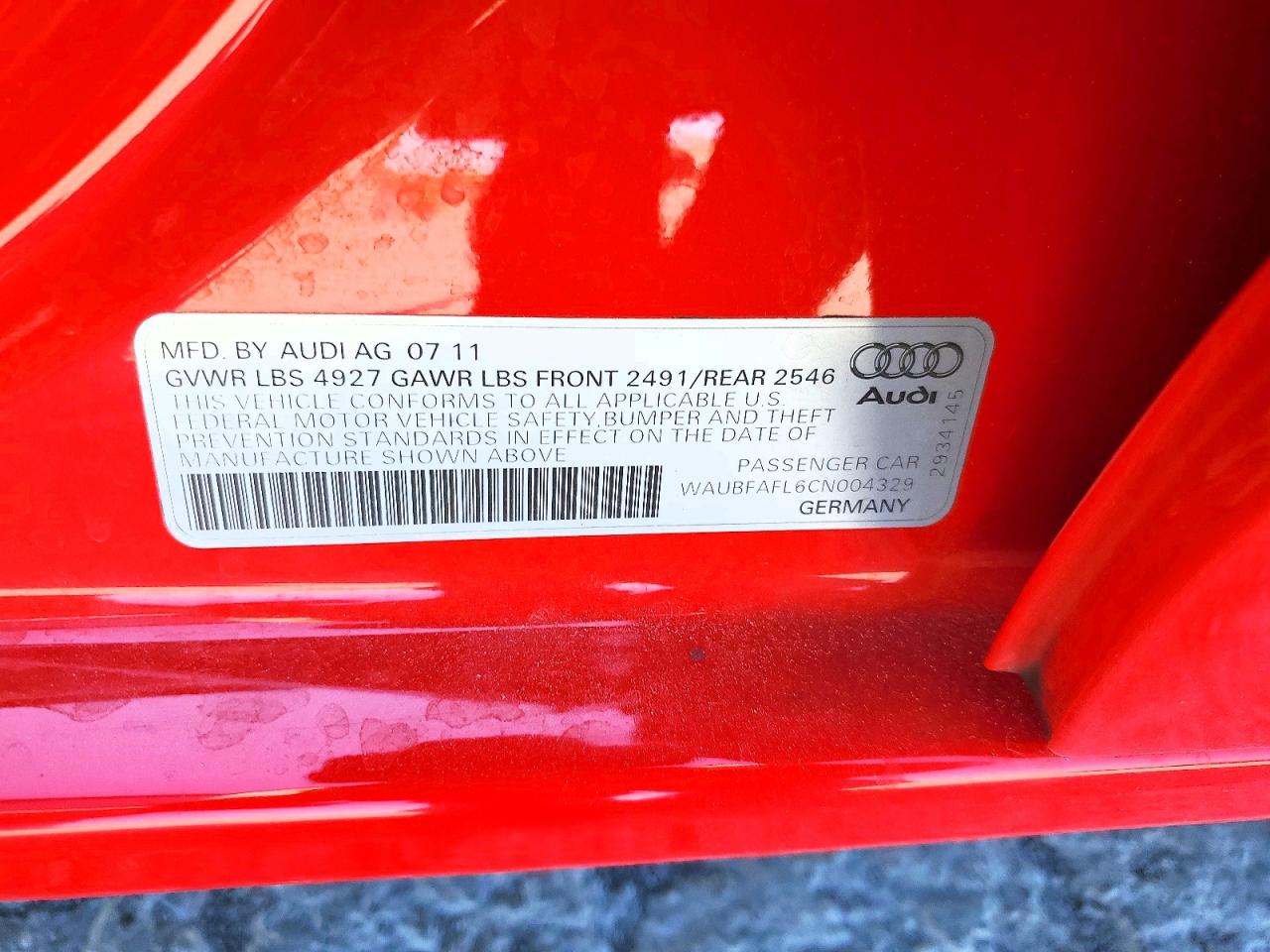 2012 AUDI A4