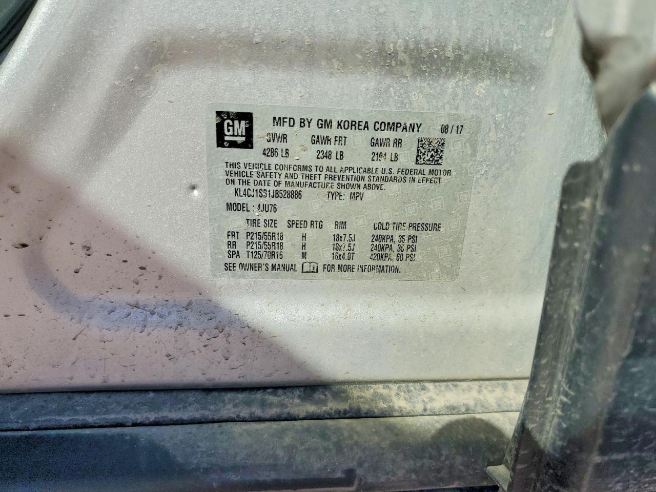 2018 BUICK ENCORE