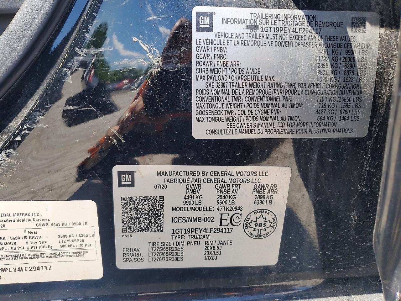 2020 GMC SIERRA