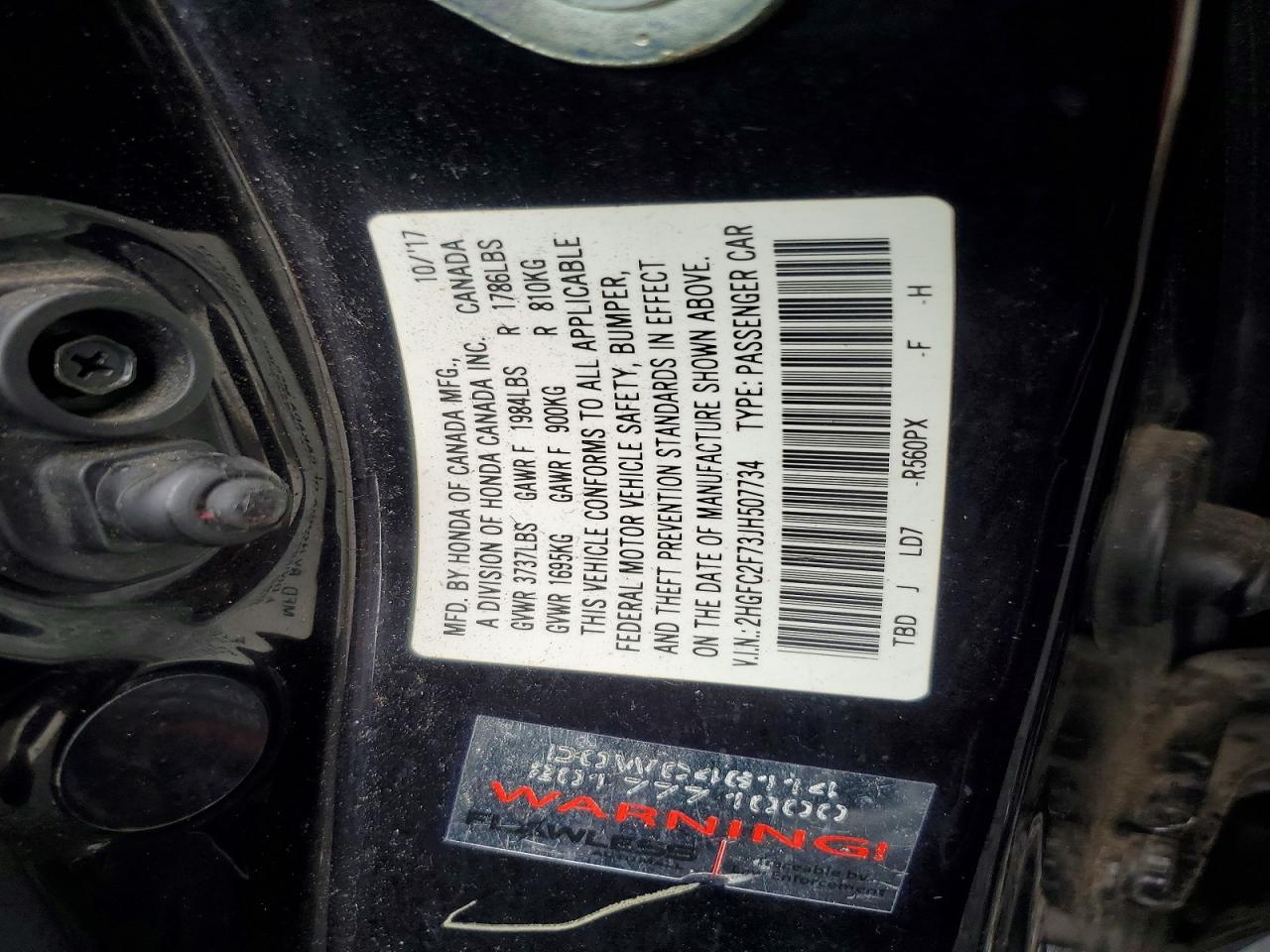 2018 HONDA CIVIC