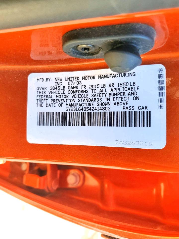 2004 PONTIAC VIBE