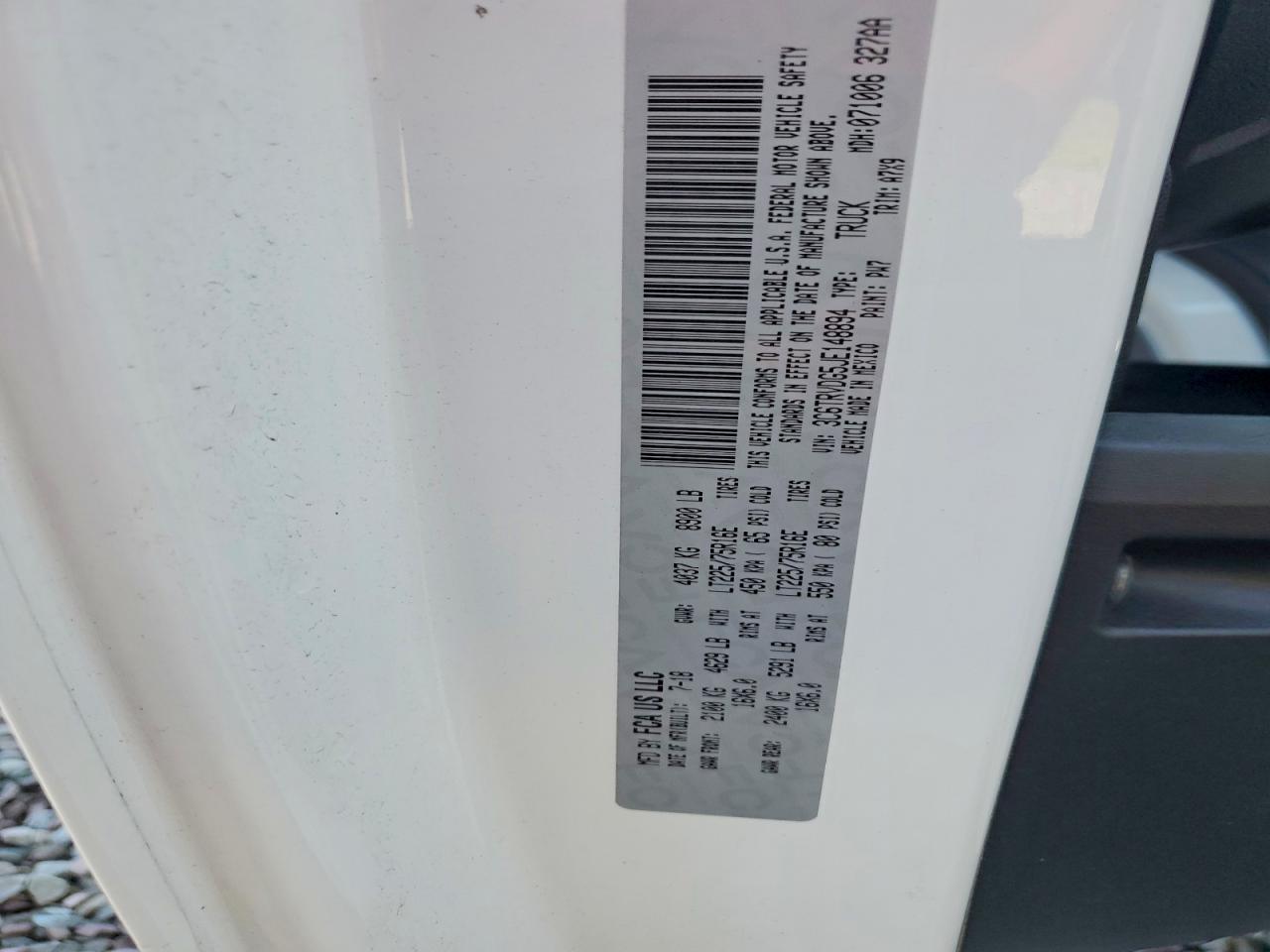 2018 RAM PROMASTER