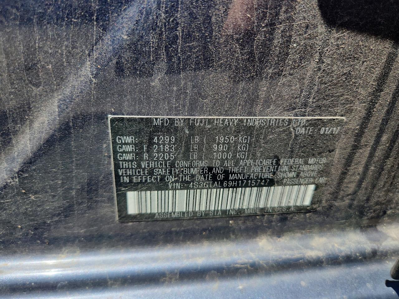 2017 SUBARU IMPREZA